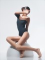 Cecilia de Rafael - Ultra sheer, glossy tights Vidrio, 15 DEN, lima, size XL