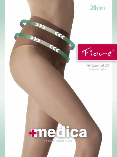 Fiore - Body shaping tights Fit-Control, 20 denier, black, size S Fiore - Body shaping tights Fit-Control, 20 denier, black, size S