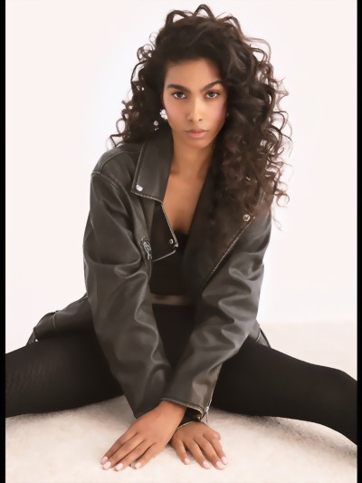 Fiore - Opaque diamond pattern tights, black, size S