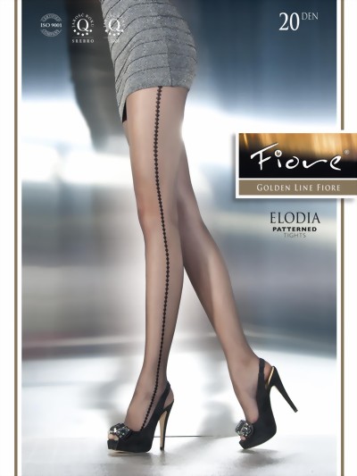Fiore - Subtle patterned tights 20 DEN, black, size M Fiore - Subtle patterned tights 20 DEN, black, size M