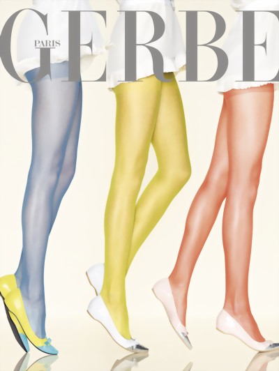 Gerbe - Sheer mat tights without lycra Mousse Altesse 20 DEN, poudre, size XL Gerbe - Sheer mat tights without lycra Mousse Altesse 20 DEN, poudre, size XL