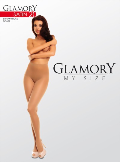 Glamory - Glossy plus size tights Satin 20 denier, teint, size 4XL Glamory - Glossy plus size tights Satin 20 denier, teint, size 4XL