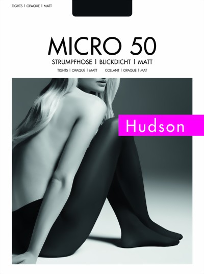 Hudson - Opaque tights Micro 50, navy blue, size M Hudson - Opaque tights Micro 50, navy blue, size M