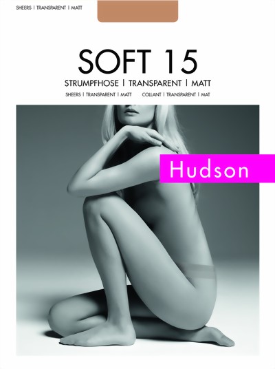 Hudson - Natural look tights Soft 15, teint, size L Hudson - Natural look tights Soft 15, teint, size L
