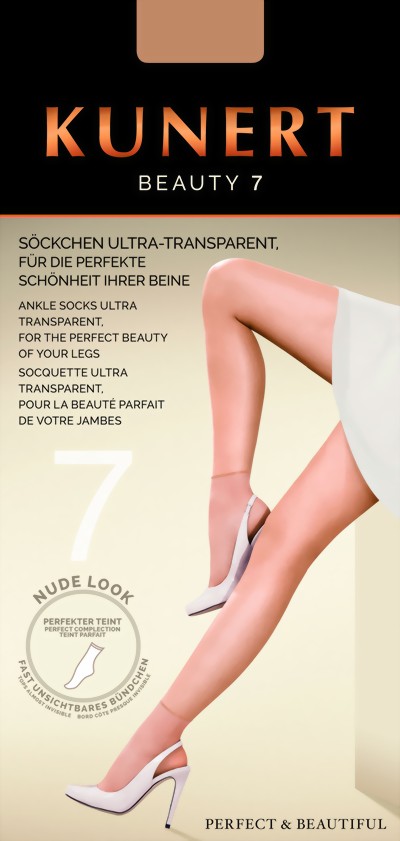 Kunert - Ultra-transparent nude look summer socks Beauty 7