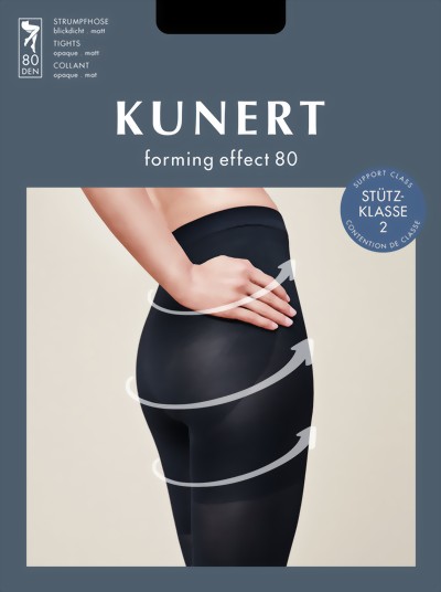 Kunert - Opaque body shaping tights Forming Effect 80, black, size S