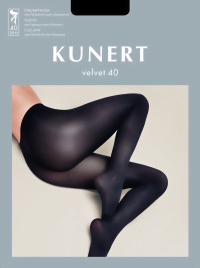 Kunert - Semi-opaque tights Velvet 40, brown, size XL