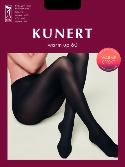 Kunert - Opaque winter tights Warm Up 60, cashmere, size XS