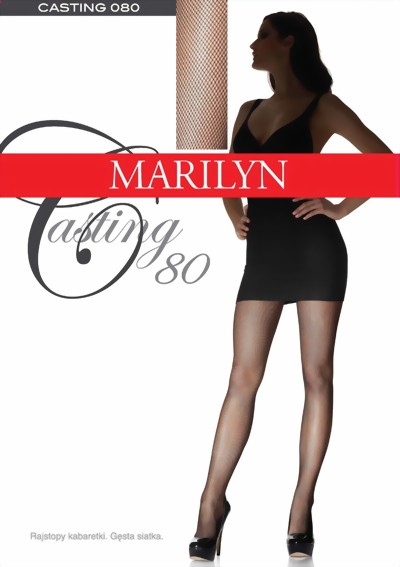 Marilyn - Elegant fishnet tights Casting, white, size M/L Marilyn - Elegant fishnet tights Casting, white, size M/L