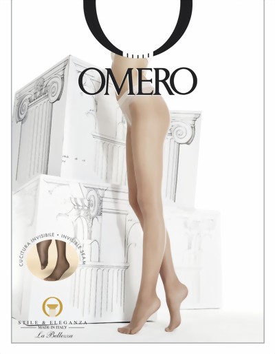 Omero - Sheer summer tights Beauty 10 DEN, playa nature, size S